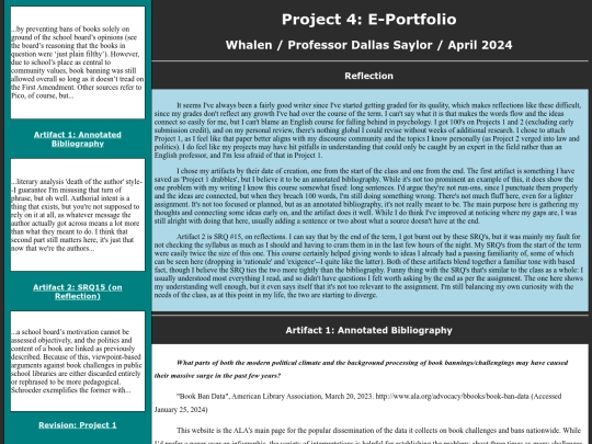 encportfolio-whalen screenshot