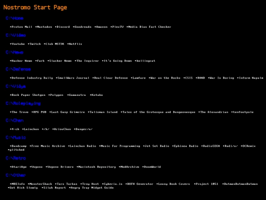 startpage screenshot