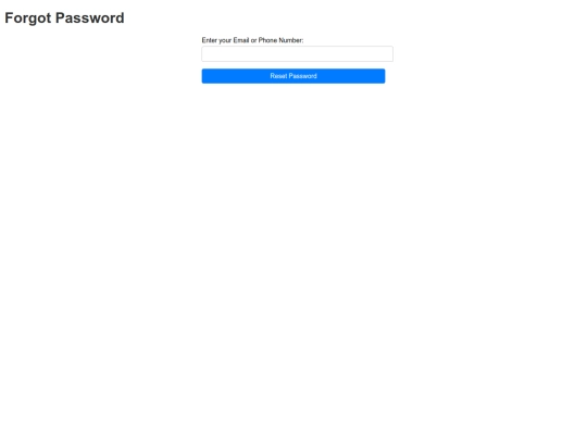 blood_donate/forgot_password screenshot
