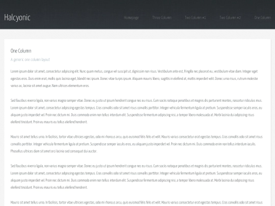onecolumn screenshot