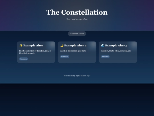 constellation screenshot