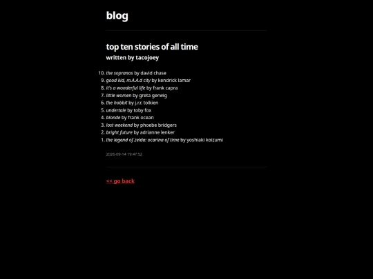 blog screenshot