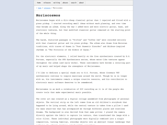 releases/moriscosmos screenshot