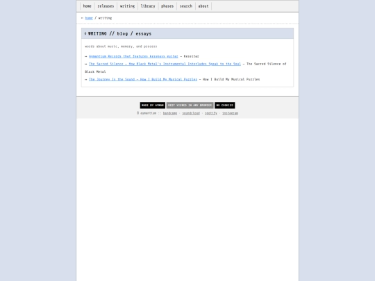 writing screenshot
