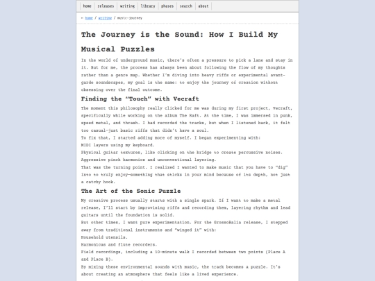 writing/music-journey screenshot