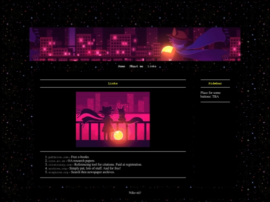 links screenshot