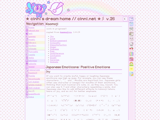 0/kaomoji screenshot