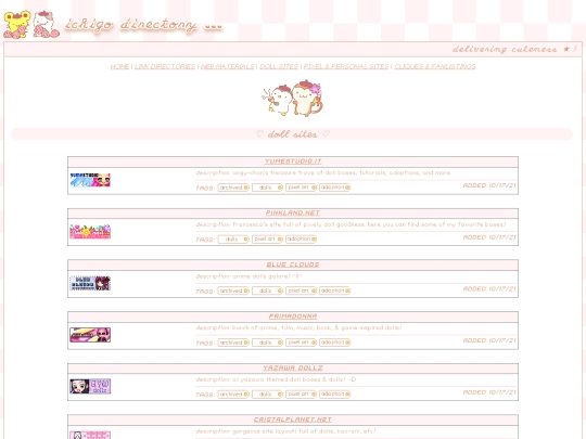 directory/dolls screenshot