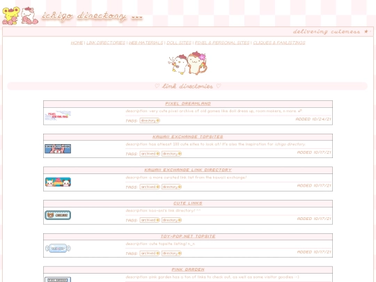 directory/links screenshot
