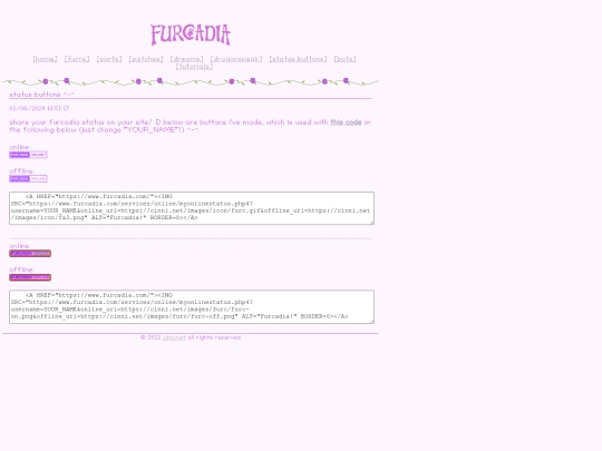 furc/status screenshot