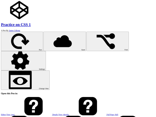 Practice On CSS 1 screenshot