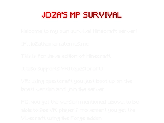 minecraftserver screenshot