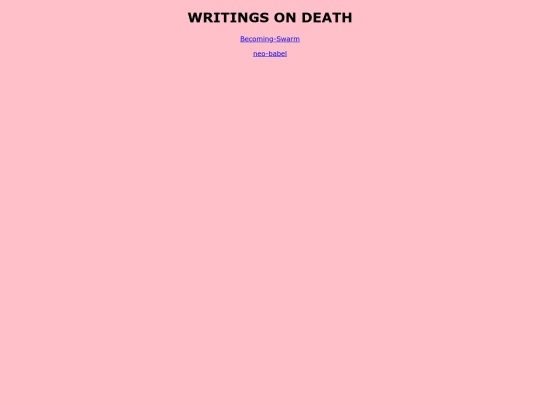 writings screenshot