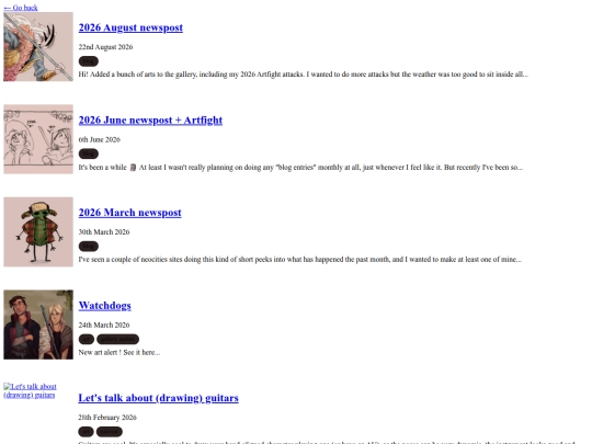 blog screenshot