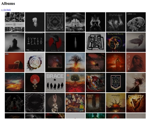 resources/music/albums screenshot