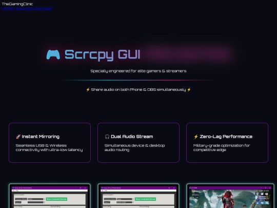 scrcpy-gui screenshot