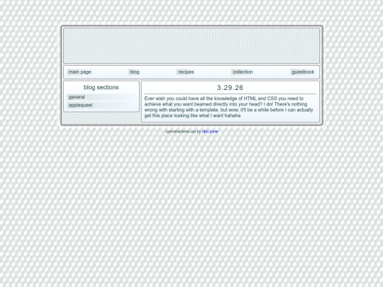 blog screenshot