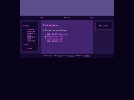 archive screenshot