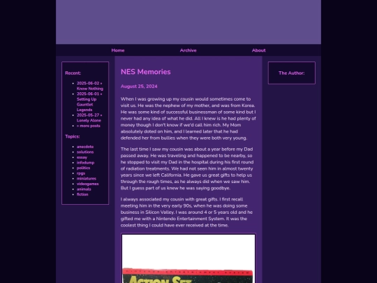 posts/2024-08-25-NES-Memories screenshot