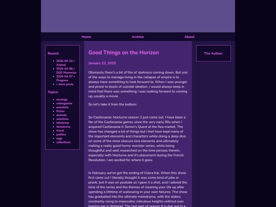 posts/2025-01-22-Good-Things-on-the-Horizon screenshot