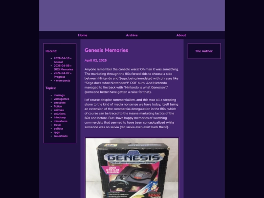 posts/2025-04-02-Genesis-Memories screenshot
