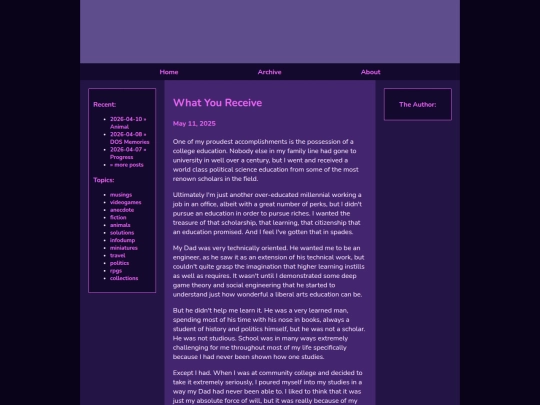 posts/2025-05-11-What-You-Receive screenshot