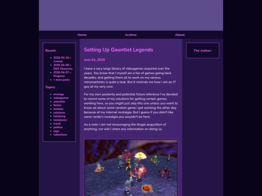 posts/2025-06-01-Setting-Up-Gauntlet-Legends screenshot