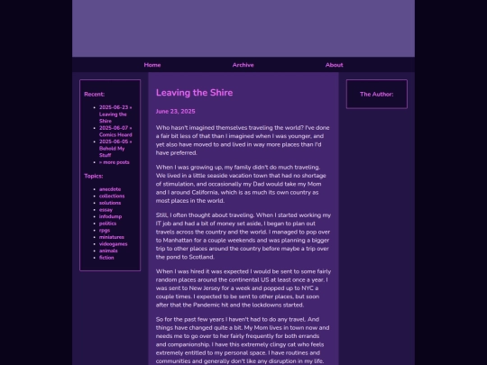 posts/2025-06-23-Leaving-the-Shire screenshot