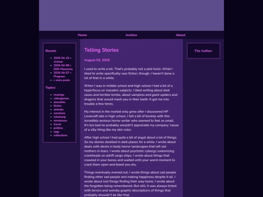 posts/2025-08-03-Telling-Stories screenshot