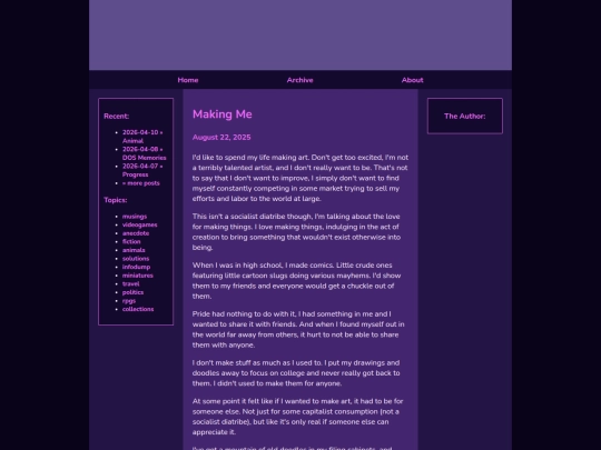 posts/2025-08-22-Making-Me screenshot