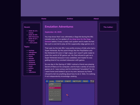 posts/2025-09-16-Emulation-Adventures screenshot