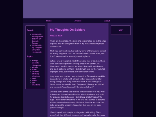 posts/2026-05-22-My-Thoughts-On-Spiders screenshot