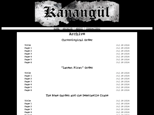 comic/archive screenshot