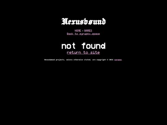 not_found screenshot