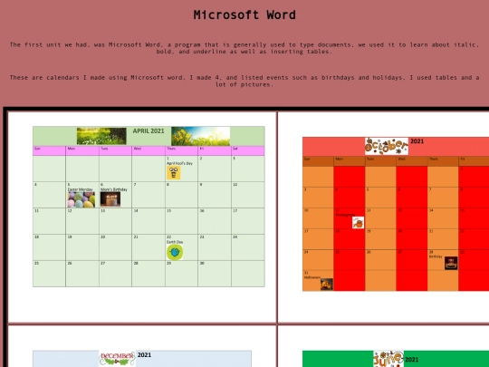mword portfolio screenshot