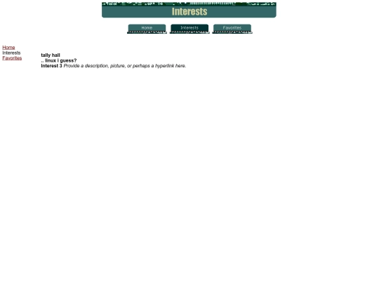 interest screenshot