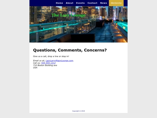 Contact screenshot