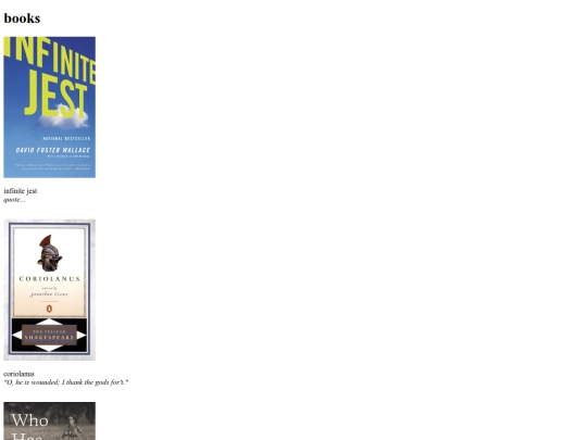 pages/books screenshot