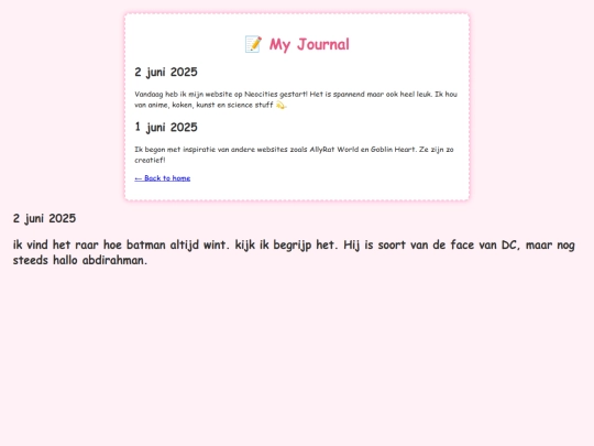 blog screenshot