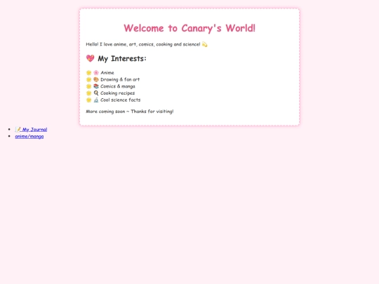 index screenshot