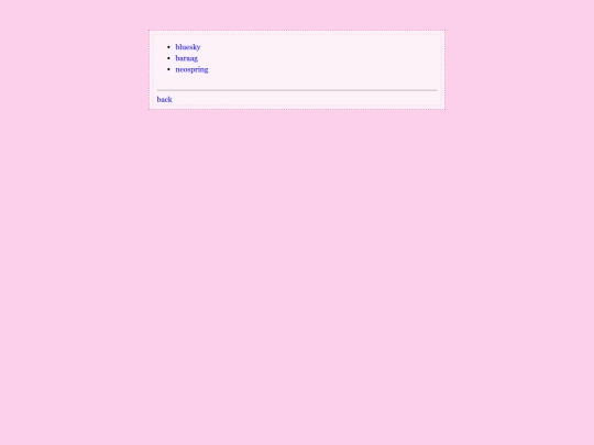 links screenshot