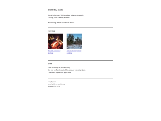 index screenshot