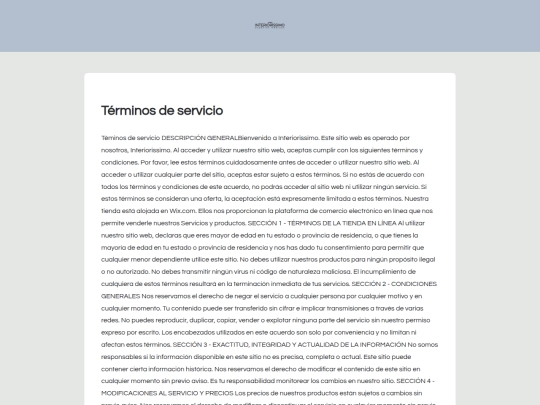 terminos-de-servicio screenshot