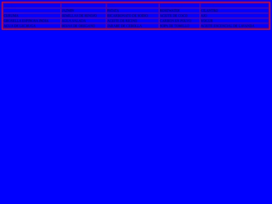 menu screenshot
