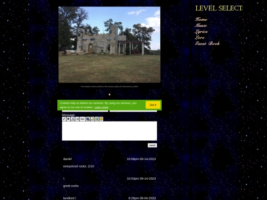guest-book screenshot