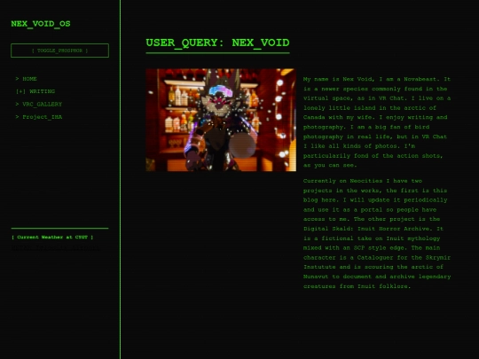 index screenshot