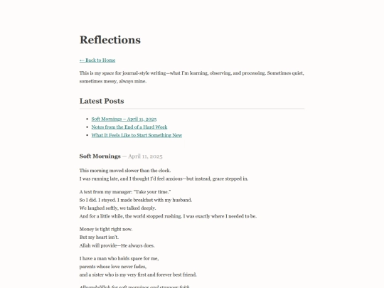 reflections screenshot