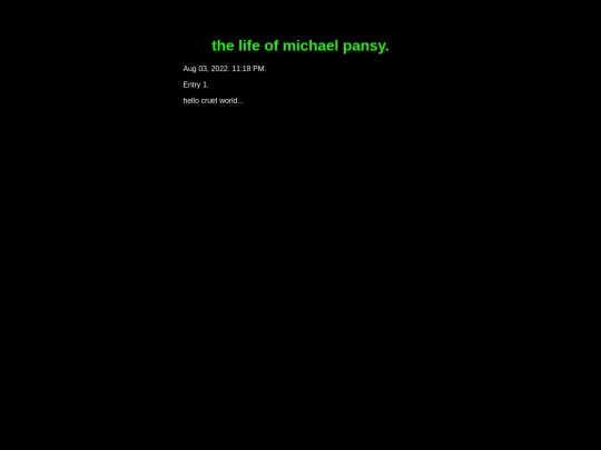 diary screenshot