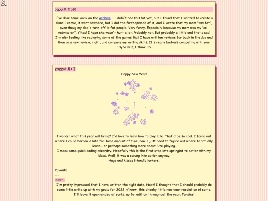 blog screenshot