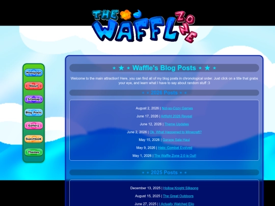 blog screenshot